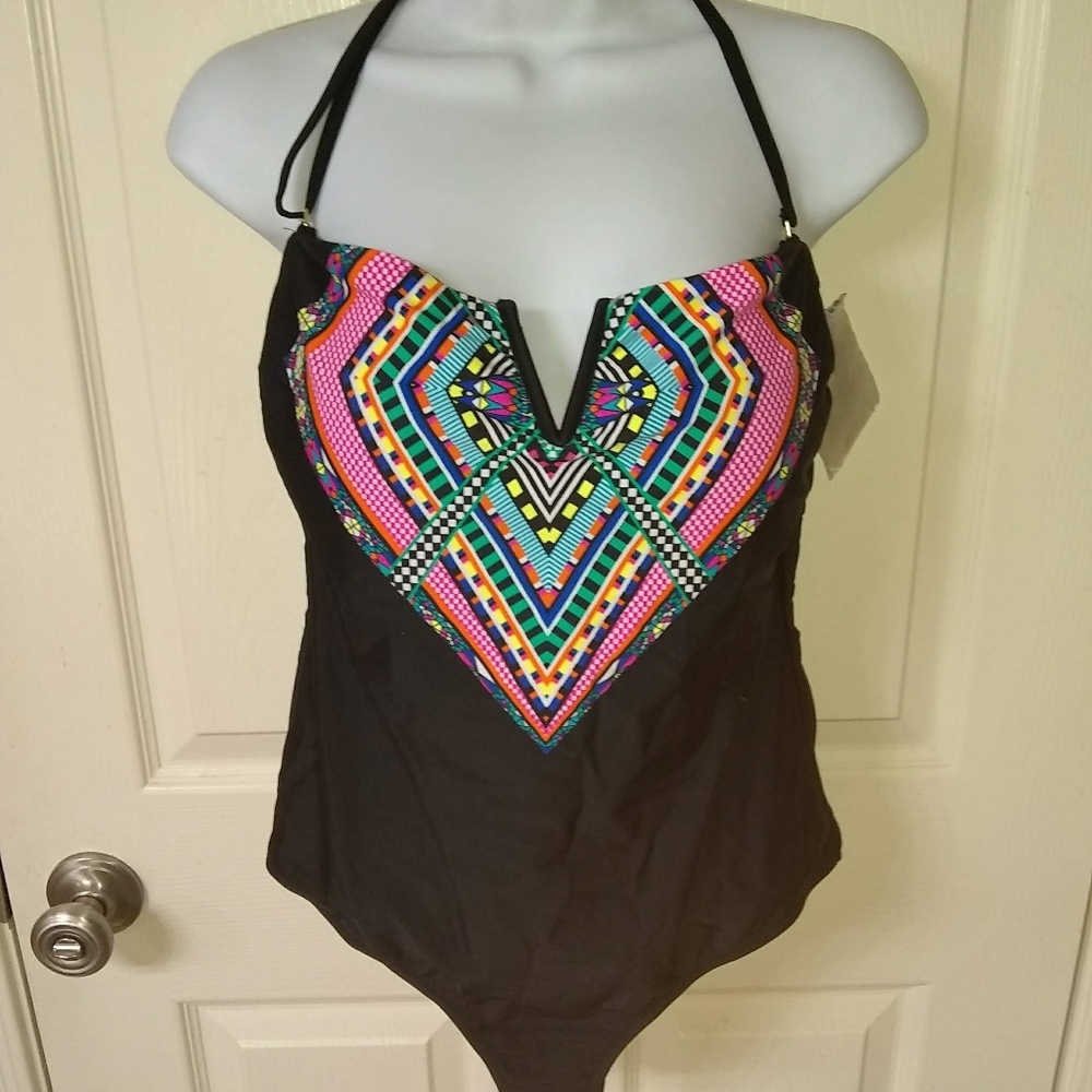JESSICA SIMPSON ONE PIECE VENICE BEACH SWIMSUIT